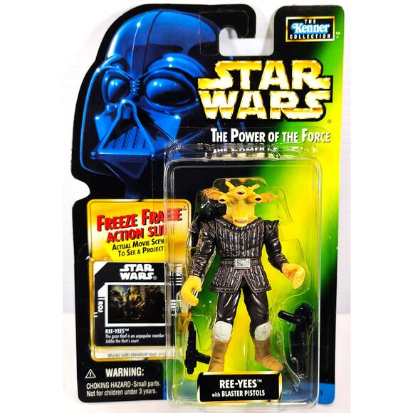Kenner The Power of the Force REE-YEES w/ Blaster Pistols, New, See Pics/Descr. - Picture 1 of 4
